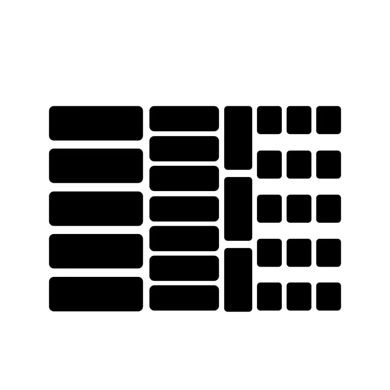 Bar shaped Black
