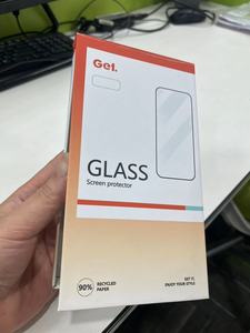 カスタムロゴ2パックマジックボックス防塵電話強化ガラススクリーンプロテクターiPhone用簡単取り付けキット12 13 14 Pro Max - Product Image 3