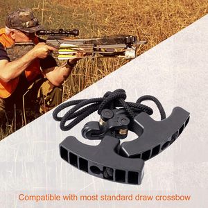 Tiro con arco Ballesta Cocking Rope Stringer T Handle Crossbow Draw Assist Crossbow Pull Cord Cuerda Cocker String Assist Tool - Product Image 6