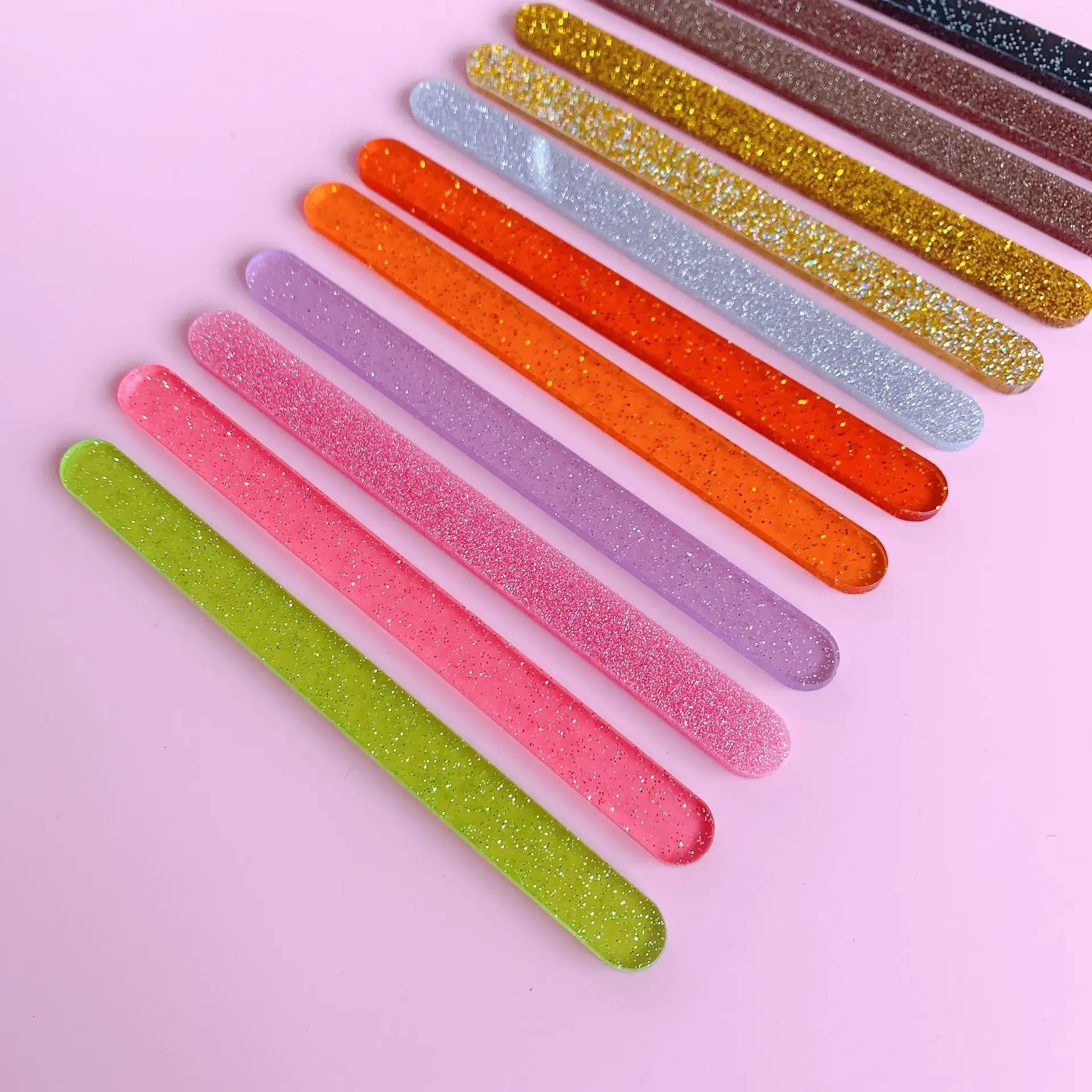 2023 nueva decoración de pasteles Pop Stick para suministros para hornear palitos Pop coloridos adornos acrílicos para pasteles