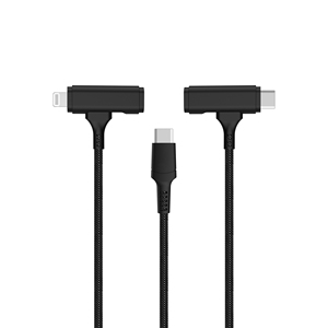อะแดปเตอร์แบบ2อิน1 USB C เป็นไฟ + สาย USB C MFI ได้รับการรับรองจากโรงงานจีน - Product Image 2