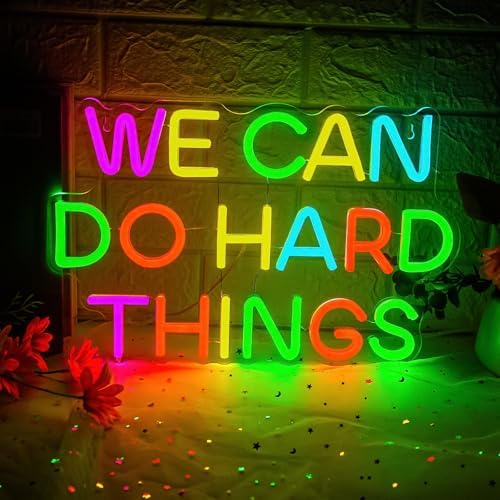 Pink, Yellow, Green, Blue, Orange Can Do
