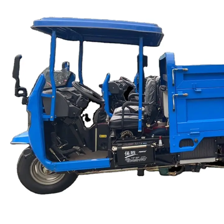 diesel tricycle 3 wheel tricycle cargoes 22HP 24HP Diesel tricycle for heavy cargo diesel oil 3 wheel motorcycle