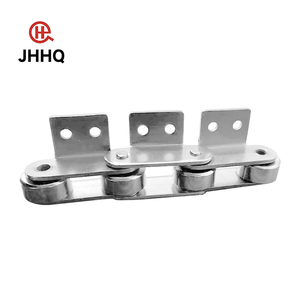 <span class=keywords><strong>A1</strong></span> nhiệm vụ nặng nề truyền chuỗi đơn Phương uốn tấm thép carbon công nghiệp sân ngắn băng tải con lăn chuỗi - Product Image 1