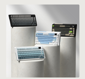 FL ESPORTS CMK75 Teclado mecánico de 82 teclas Intercambio en caliente RGB 2,4G Teclado inalámbrico con cable Bluetooth para computadora - Product Image 2