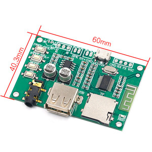 Módulo de placa amplificadora de potencia de audio sin pérdidas Bluetooth 5,0 modo dual BT201