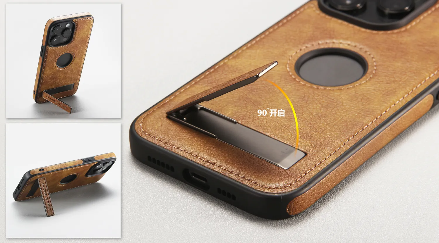 Geschäftsstil leder handyhülle für iphone hülle mit halter handyhülle für iphone 15 14 13 12 pro max