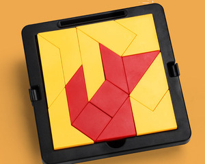 Juego de bloques de construcción de Tangram educativo interactivo, juego de lógica, tarjetas de desafío, juego de mesa, rompecabezas, juguete para chico - Product Image 6