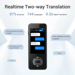 Dispositivo de traductor de idiomas AI W12 traducción en línea en 144 idiomas compatible con traductores inteligentes de voz de foto sin conexión - Product Image 2