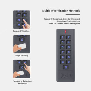 IP68 sistema di controllo di accesso impermeabile indipendente in metallo Touch tastiera RFID 125KHz & 13.56MHz Controller Kit