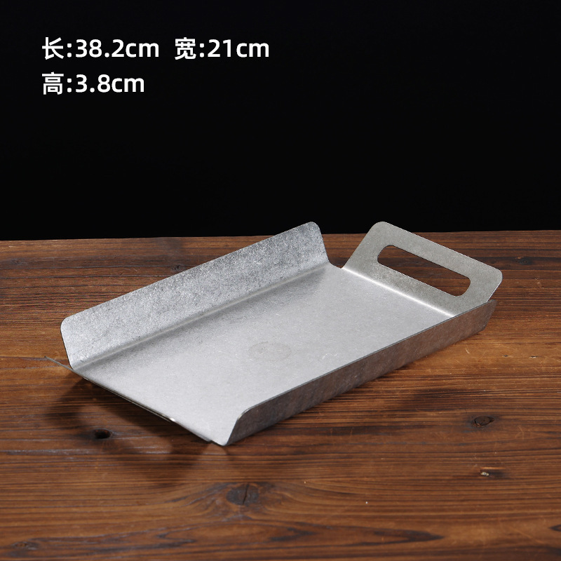 Small square serving tray (snowflake sand)