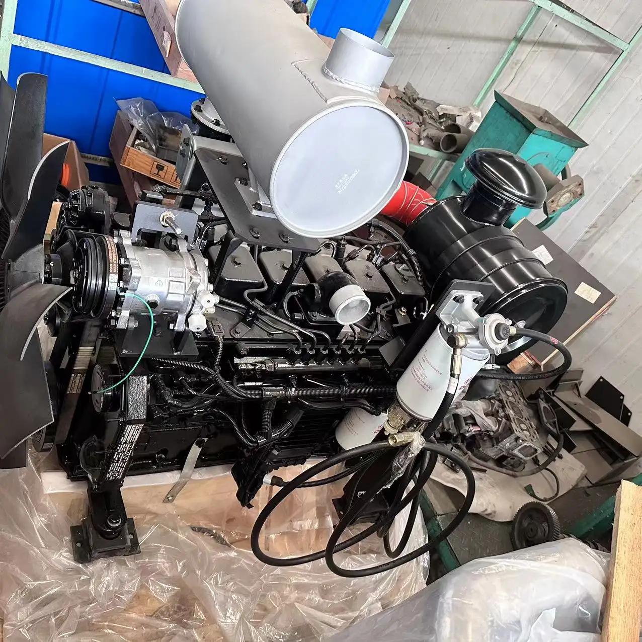 Second-hand equipment Aftermarket favorable Donfeng 224 hp QSB5.9 Diesel Engines With ECM ECU For Crane