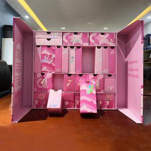 Bán buôn tùy chỉnh chủ đề giáng sinh lịch đếm ngược mù <span class=keywords><strong>Advent</strong></span> trang sức mỹ phẩm hộp quà Tặng nến thơm bao bì - Product Image 1