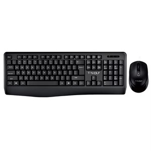 TF100 2 in 1 ultra Slim Ergonomic 2.4Ghz <strong>Wireless</strong> <strong>Keyboard</strong> Mouse Combos Cordless Full-sized <strong>Keyboard</strong> With Palm Rest - Product Image 5