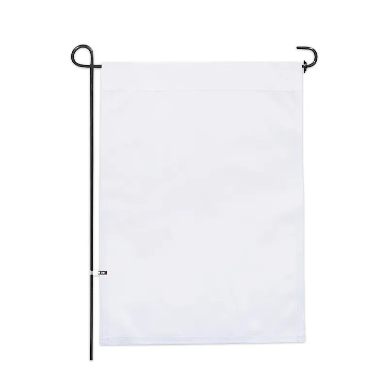 Actory-Bandera blanca para jardín, Bandera de sublimación de poliéster de alta calidad, 35x40cm