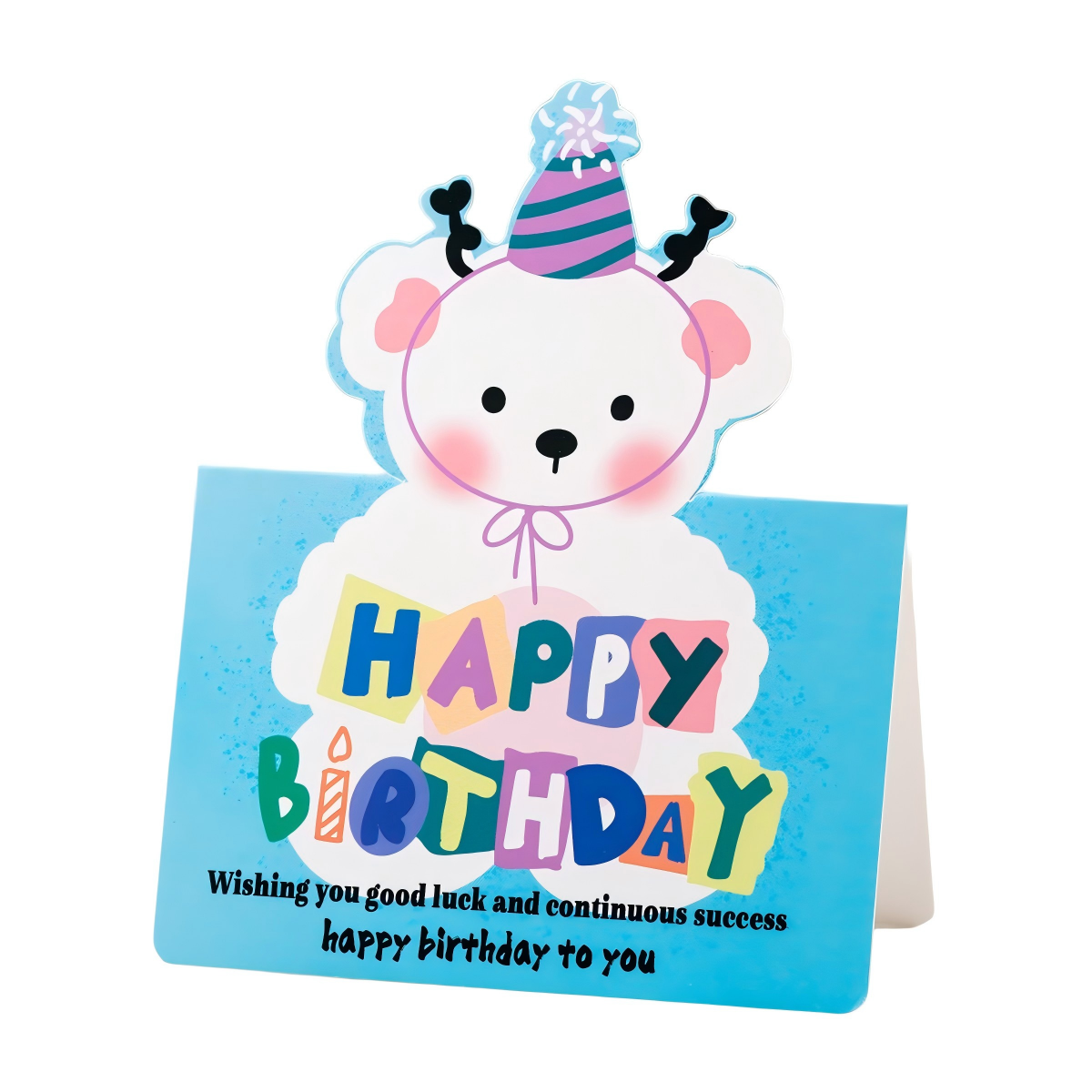 Blue Bear Cute Celebration