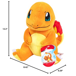 Resmi sevimli Pika nesil 1 marş 3-Pack peluş şekil seti çocuklar için yıkanmış Charmander dolması hayvan oyuncak kızlar için - Product Image 2