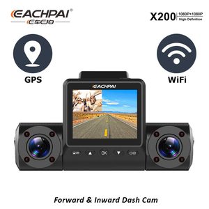 2 Inch Full <strong>HD</strong> 1080p +1080p Front and Inside <strong>Car</strong> Camera with Motion Detection and Park Mode for Uberdrivers - Product Image 4