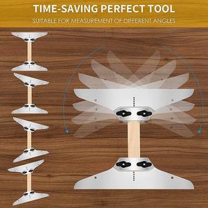 Stair Tread Template <strong>Set</strong>, Shelf Scribe Layout Tool Stair Step <strong>Scriber</strong> Replacement Template Steps Risers Clamp Plates - Product Image 4