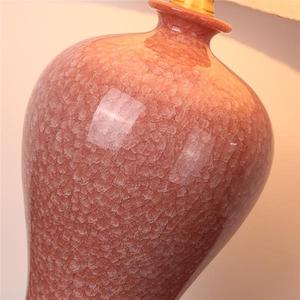 Dẫn đèn bàn American gốm E27 sáng tạo bàn đèn Ice cap cho phòng ngủ phòng khách sạn Văn phòng Phòng phòng đọc sách - Product Image 4