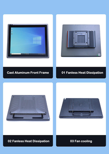 Panel Industrial PC 21,5 pulgadas integrado montaje en pared computadora todo en uno IP65 impermeable I3 I5 I7 CPU Panel táctil capacitivo Pc