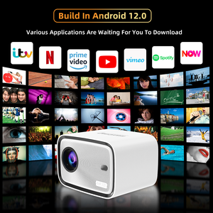 4K mini Android taşınabilir projektör H5 Pro projektörler HD 4k 1080p ev sineması tv Android Proyector 4K video projecteur projektör - Product Image 2