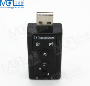 オーディオドライバー7.1チャンネルマイク入力および3.5mmスピーカー出力71外部USBサウンドカード - Product Image 4