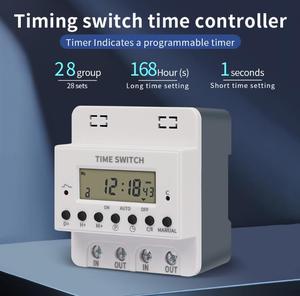QJC LED-bildschirm programmierbarer timer timer-schalter steuerung automatischer timer-regler timer-schalter - Product Image 3
