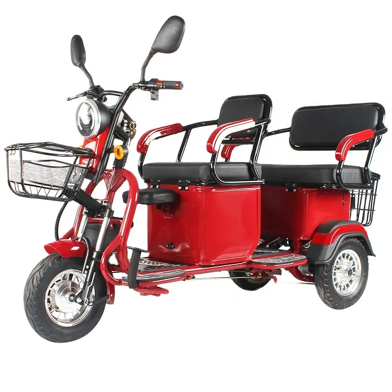 2024 Factory sales new model three-wheeled electric bicycle 48V/60V three-wheeled heavy load tricycle cheap price
