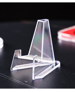 54mm * 35mm mini rõ ràng nhựa Giá vẽ đứng bóng chày thể thao thẻ đứng kinh doanh phân loại thẻ giá vẽ đứng - Product Image 6