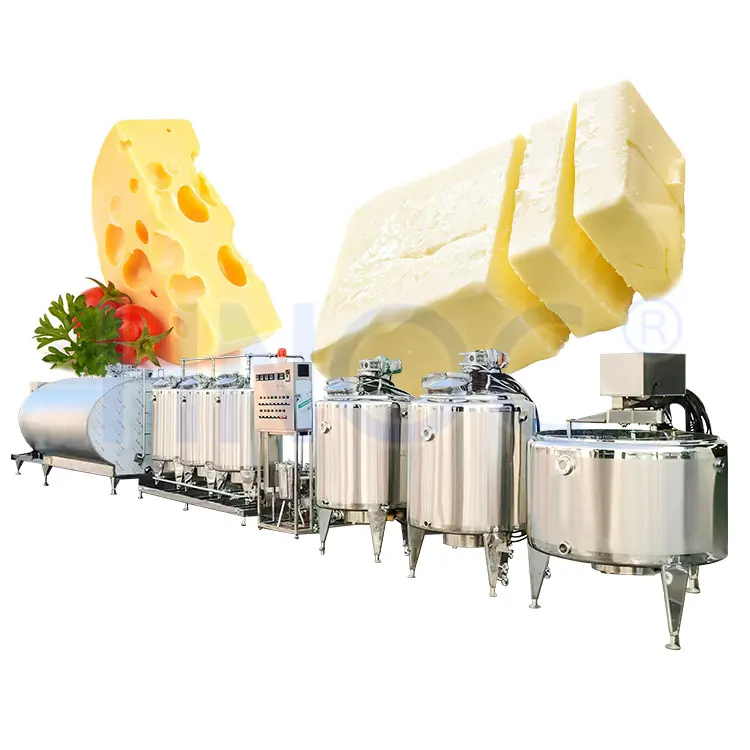 HNOC Máquina Automática Pasteurizadora De Leite De Queijo Pequeno 50L Queijo Mozzarella Faz Máquina Linha De Processo