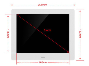 7inch độ phân giải cao khung ảnh kỹ thuật số 1024x600 TFT hiển thị với màn hình cảm ứng biển quảng cáo máy - Product Image 4