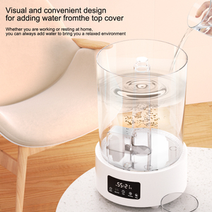 intelligenter luftbefeuchter mit wifi-app-steuerung 5 liter transparenter wassertank diffusor für ätherisches Öl nebel luftbefeuchter mit timer - Product Image 5