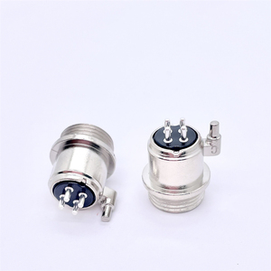 Soulin GX12สายเชื่อมต่อปลั๊กสำหรับการบิน4ขาสำหรับติดตั้งตัวผู้แบบตรงพร้อมเสาระบุตำแหน่งตัวเชื่อมต่อคุณภาพสูง - Product Image 3