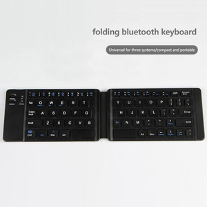 Double Folding Wireless Keyboard Suitable for Tablet Notebook Portable Office Mini Storage Folding Pad Keyboard - Product Image 6