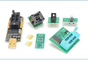 AIsmartlink Flash 1,8 V Adaptador + SOP8 SOIC8 a DIP8 Adaptador Convertidor de enchufe EEPROM Flash BIOS Programador USB + SOIC8 SOP8 Clip de prueba