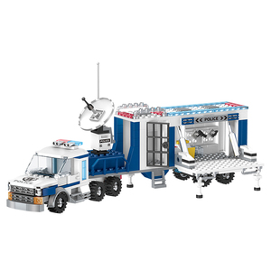 COCO Kids <strong>Blocks</strong> <strong>Building</strong> Police Mobile <strong>Command</strong> System DIY <strong>Building</strong> <strong>Block</strong> Set Toys - Product Image 3