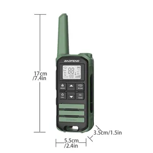 Baofeng Fr 22a Walkie Talkie portátil función de escaneo de canal Baofeng Fr 22a Radio bidireccional Frs de 2 vías 3 paquetes - Product Image 2