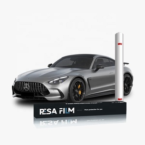 Pesa mate negro colorido claro cuadrado coche envoltura <span class=keywords><strong>interior</strong></span> 8mil claro PPF película instalar escobilla de goma
