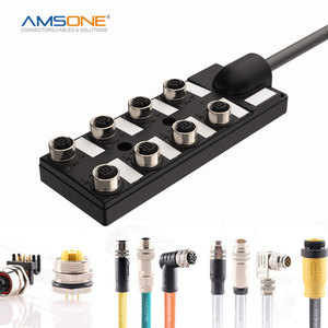 Amsone Custom IO Hub Link Master Ethernet Network Blocks Ip Cc-Link I/O I O Módulo de relé y racks Conectores Actuador