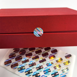 Chất lượng cao tự dính Watermark an ninh con dấu loại bỏ để ngăn chặn giả mạo Hologram Overlay dập nóng lá Sticker - Product Image 3