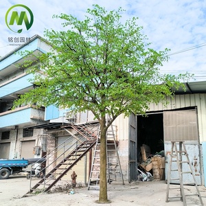 リアルなシミュレーションプラントガラス繊維トランク人工木グリーンFaux Enkianthus Perulatus木屋内屋外装飾用 - Product Image 3