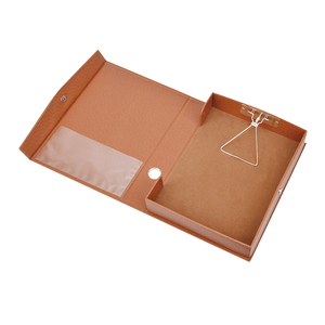 Caja DE DATOS Caja de archivos Botón Tipo A4 Carpeta de archivos Caja de almacenamiento Bolsa de documentos de PU - Product Image 6
