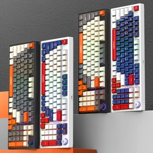 H96 Mechanical Gaming RGB Backlit <strong>Keyboard</strong> Wired/Wireless 3 Modes Hot Swappable Shaft for <strong>Desktop</strong> &amp; Laptop Computer - Product Image 2