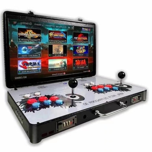 Consola de videojuegos Arcade de 1-4 jugadores, máquina de juegos Arcade que funciona con monedas, caja de arcade Pandora con soporte de luz LED - Product Image 1