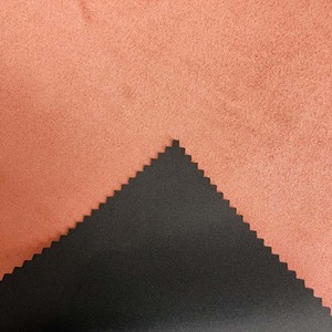 <span class=keywords><strong>Stocklot</strong></span>服装材料真麂皮95% 涤纶5% 氨纶针织麂皮水肺面料外套