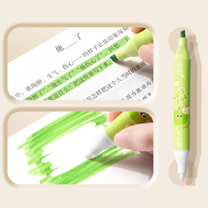 Wholesale Erasable <strong>Highlighter</strong> Pen Marking Numbers for Elementary Students Dual-tip <strong>Colorful</strong> Note-taking Highlighting Contouring - Product Image 6