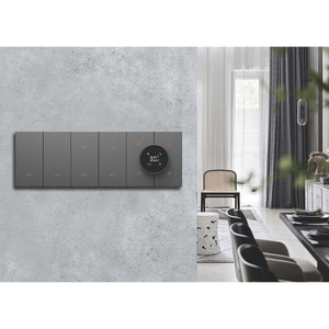 Yüksek dereceli otel Villa akıllı otomasyon sistemi <span class=keywords><strong>KNX</strong></span> akıllı ev 1/2/3/4 gang elektrikli ışık anahtarı paneli - Product Image 5