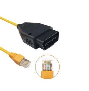 BMWENETイーサネットからOBDインターフェースへのENETデータケーブルE-SYS Fシリーズ診断ケーブルデータOBD2コーディング用ICOMコーディング - Product Image 6