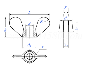 Nhiều DIN 315 Carbon thép đen vàng kẽm lưỡi vuông bướm cánh hạt DIN 314 tròn cánh hạt - Product Image 6